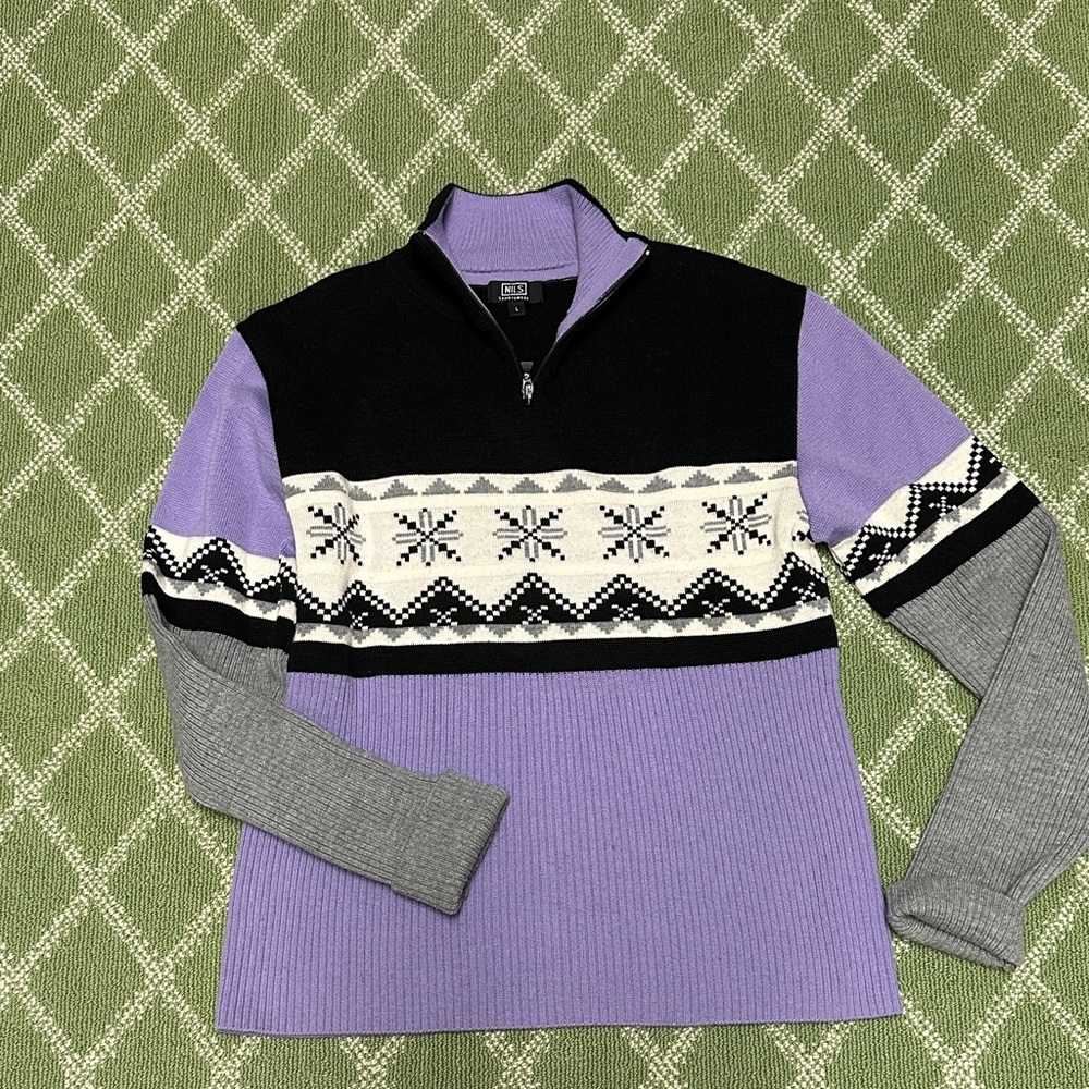NILS ladies sweater in beautiful colors!  Warm!
